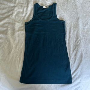 Teal tank top